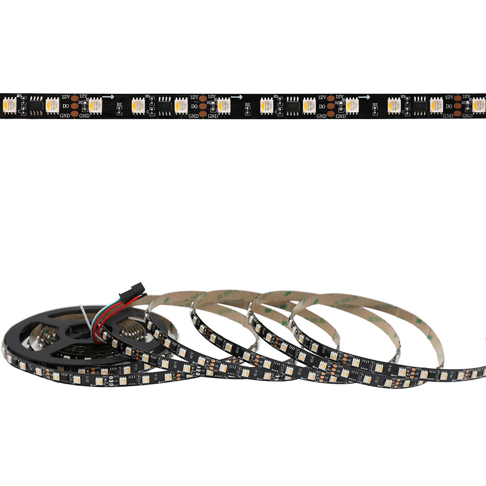 DC12/24V 4in1 RGBW SK6812 16.4Ft 300LEDs Flexible Color Chasing Full Color LED Strip Lights DC12/24V 4in1 RGBW SK6812 16.4Ft 300LEDs Flexible Color Chasing Full Color LED Strip Lights